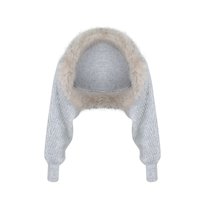 INNERFLOW春季短款灰外套+白灰波点吊带+波点长裤家居感休闲套装