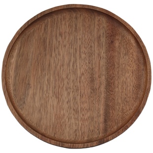 实木蛋糕托盘碟日式糕点盘子点心盘木制食品托盘餐盘家用浅盘圆盘