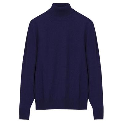 【机洗棉山羊绒】高领针织衫修身