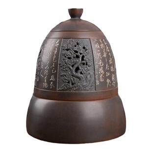 钦州坭兴陶集「李宏涛斗漏壶 」 市级大师精品 纯手工窑变茶壶