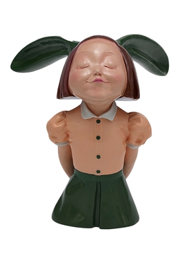 看到了幸福青橄榄可爱风造型雕塑