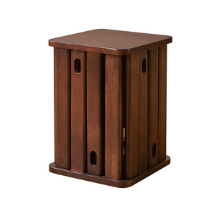 实木凳子可叠放方凳家用客厅板凳黑色矮凳中式叠叠乐餐桌凳小边几