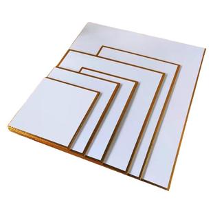 遵爵水彩纸细纹签绘板耐擦金银镭射边画师签名板绘画色纸正方形水彩马克笔空白签绘板签名动漫画OC手绘卡