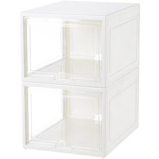 tenma天马多开门鞋盒家用鞋架叠加收纳玄关高跟鞋运动鞋鞋柜