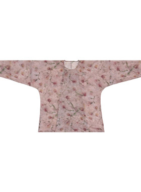 谜阿凰花涧梦唐制圆领衫汉服夏女