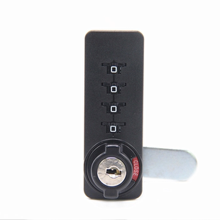 9525锁望通机械码锁办公桌三联抽屉锁铁皮储物柜拨号WT密码