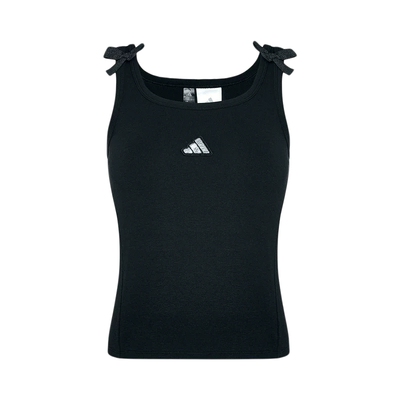 adidas阿迪达斯运动休闲罗纹修身上衣2026春女子舞蹈背心 KS5318