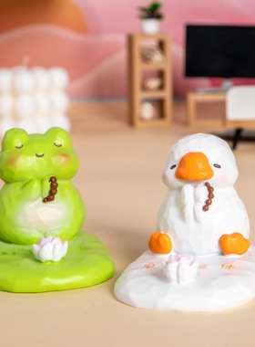 3可爱喜气莲莲手机支架系支架摆件树脂佛批发摆件手机桌面平板家