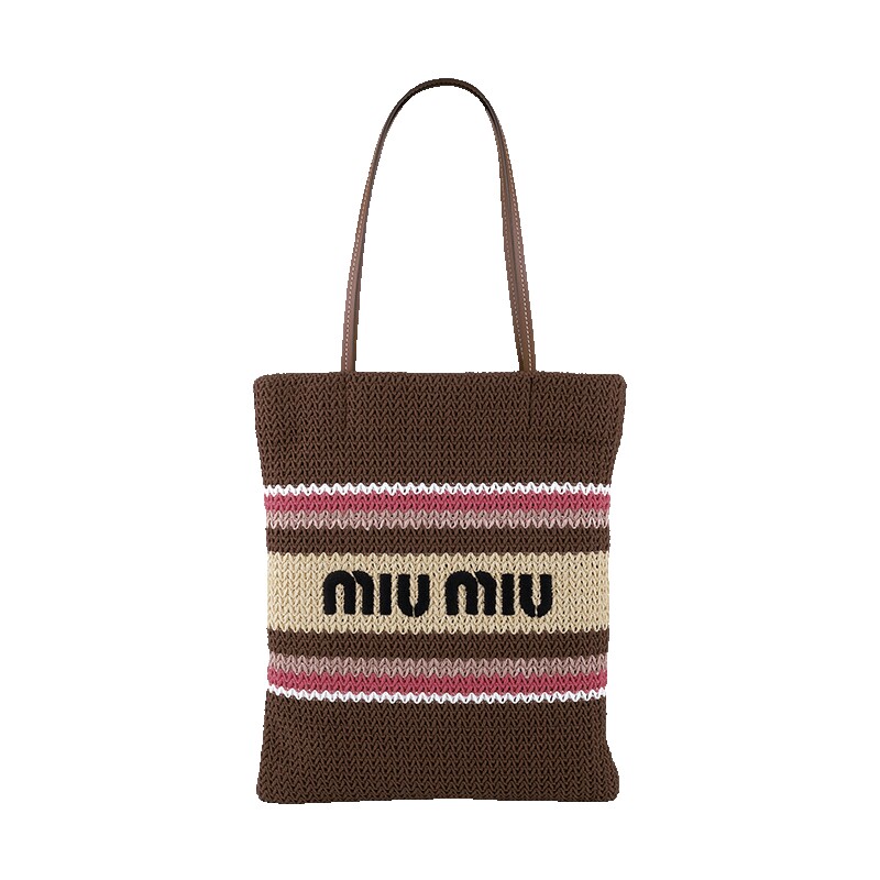 miumiu/缪缪刺绣徽标手提包女士