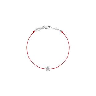 【自营】redline女士Nova0.09克拉五角星钻石白金绳制手链700aa B