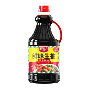厨邦酱油鲜味生抽1.9L家用炒菜凉拌烹饪调味