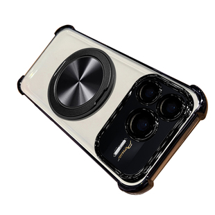 适用华为荣耀power2手机壳prower2透明保护软硅胶套SER一AN00自带镜头膜全包气囊防摔honor男女新款支架磁吸