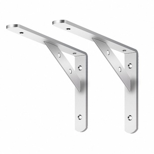 304不锈钢三角支架托架墙上置物架直角固定层板托承重支撑三脚架