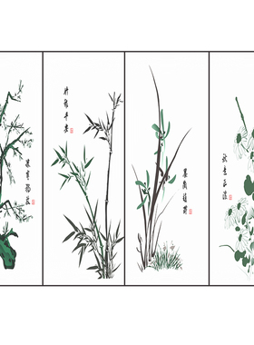 透光不透明客厅玻璃贴膜隔断