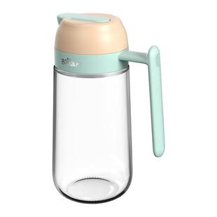 小熊玻璃油壶油瓶防漏酱油瓶厨房调料家用油壸醋瓶油罐壶自动开合