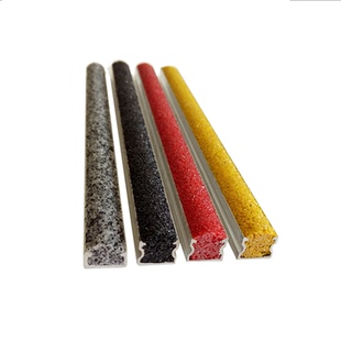 楼梯踏步汽车水泥坡道金刚砂防滑条嵌入H型U地下室止滑板15达力胜