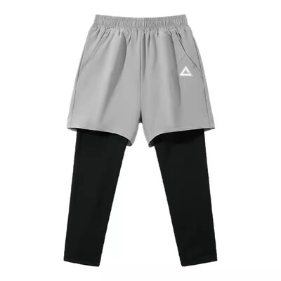 匹克童装男童裤子秋冬速干保暖裤