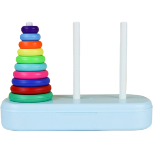 汉诺塔10层十层8八层小学生比赛专用幼儿园智力开发儿童益智玩具