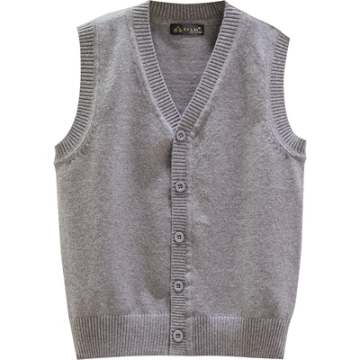 毛线小孩女童宝宝内外穿开衫马甲