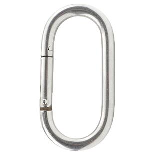 户外环形U型登山扣 304不锈钢316跑道扣弹簧扣快挂 链条扣狗链扣