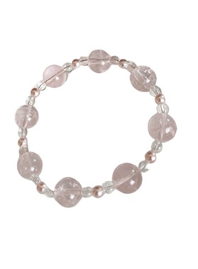 新中式高级感天然粉水晶手链