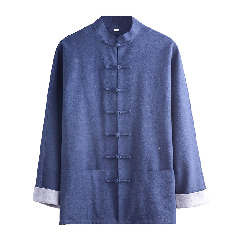 唐装男中山装汉服复古马褂