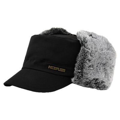 高端保暖帽加绒加厚鸭舌帽护耳帽