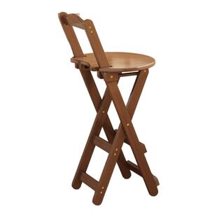 高脚凳带靠背家用吧台椅厨房做饭专用椅子可折叠餐椅便携式高脚椅