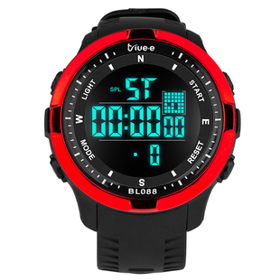 BLUEE游泳专业秒表电子计时器跑表裁判运动手腕夜光50米防水/088