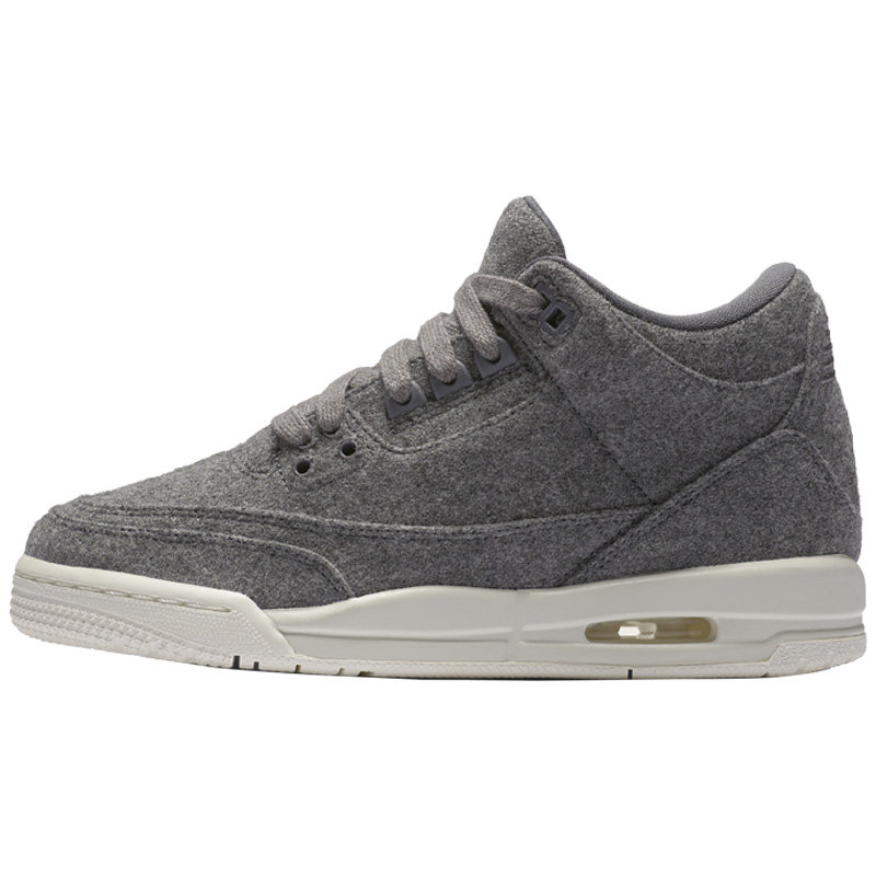 Nike/耐克正品Air Jordan 3 Dark Grey AJ3 乔3 儿童运动鞋861427