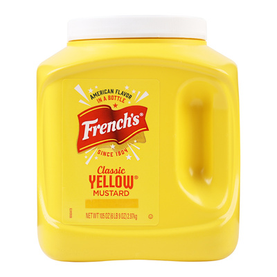 旗牌黄芥末酱2.97kg热狗汉堡酱