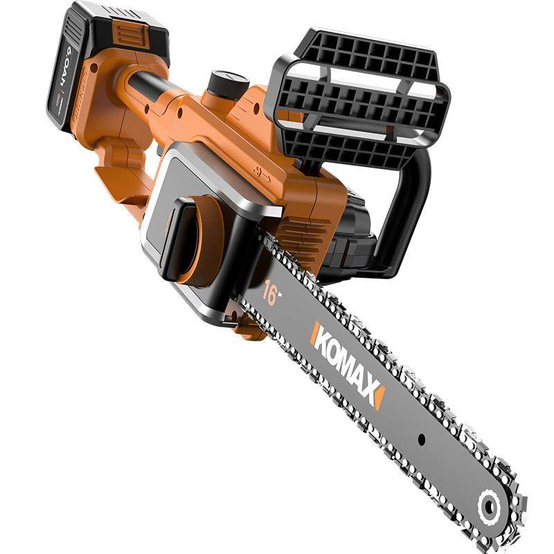 电锯充电式家用小型手持锯树神器锂电池大容量大功率伐木锯电链锯