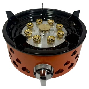 户外七星猛火炉露营便携式车载卡式炉大功率气炉防风九星炉燃气灶