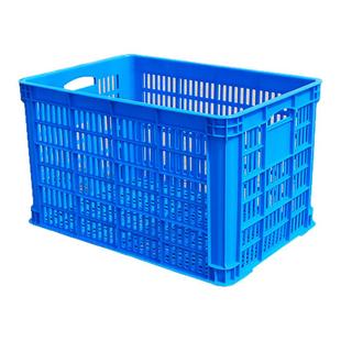 塑料筐长方形周转箱加厚大号收纳框子蔬菜水果快递运输胶框镂空