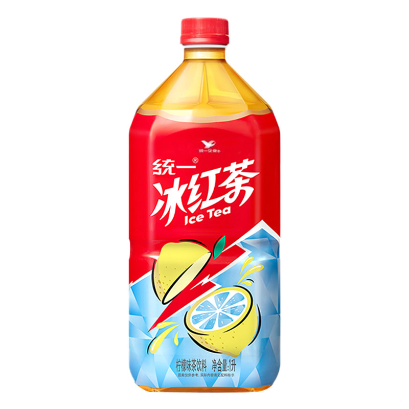 统一冰红茶柠檬味饮料1L