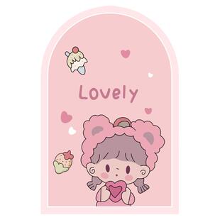 儿童房书桌下地毯男女孩卧室书房电脑转椅子垫子阅读区学习椅地垫