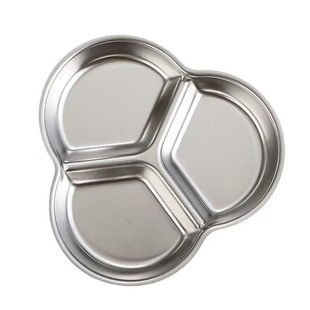 不锈钢二三四格花型调味碟烧烤烤肉蘸料碟备菜多格葱姜蒜分格盘