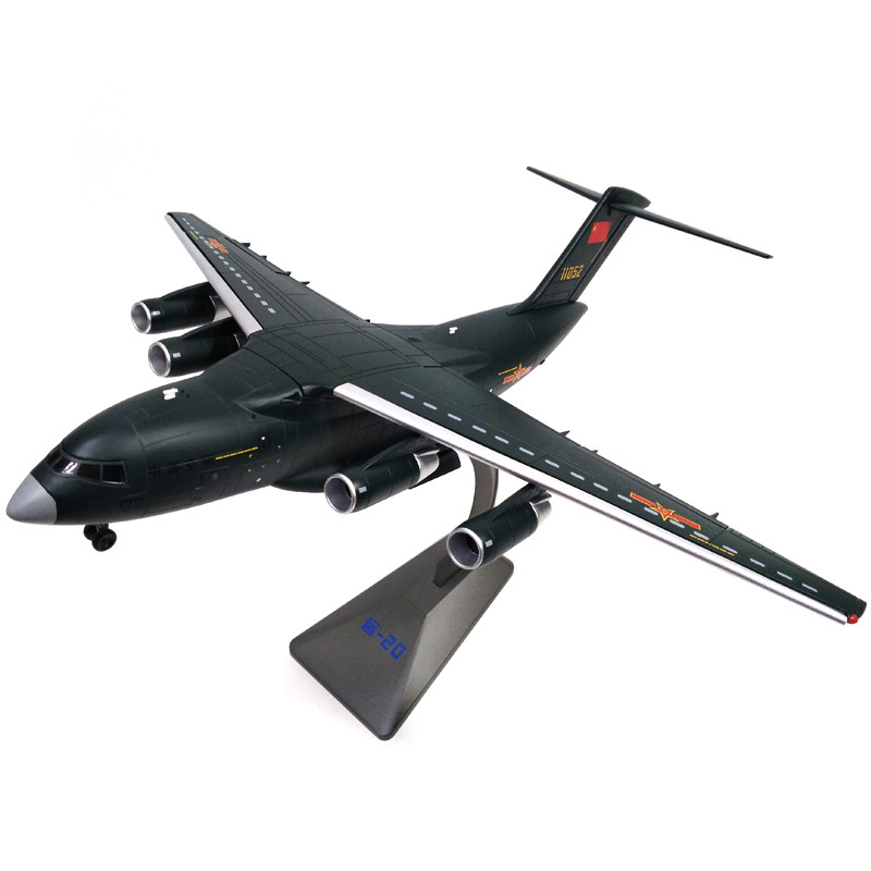 y-20鲲鹏合金仿真战机展览模型