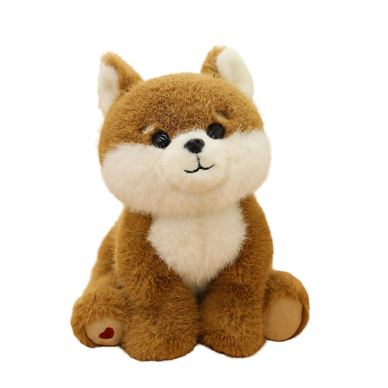 可爱秋田犬毛绒玩具狗狗公仔