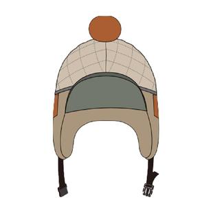 KK树绒绒护耳帽儿童帽子秋冬款宝宝雷锋帽保暖抗静电男童女孩A类