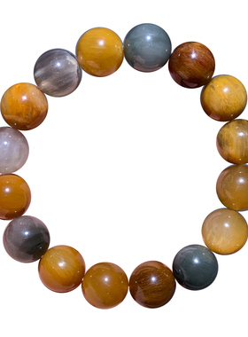 天然顺发黄彩兔毛手链饰品礼品女