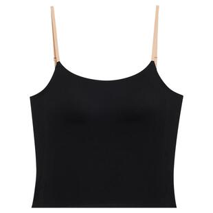 AIMER CHUANG溯源4女士25夏凉感圆领无钢圈细带胸垫打底背心上衣