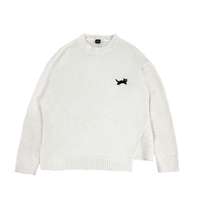 宽松通勤圈圈纱毛衣情侣休闲