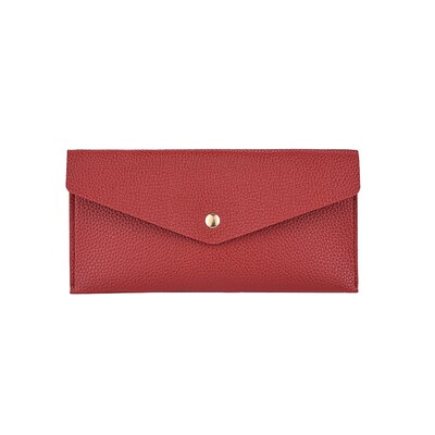 真皮质感薄款钱包女士现金存放袋长款钱夹男式大钞收纳钱袋零钱包