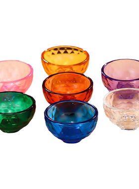 七彩琉璃供水杯家用水晶碗供水碗