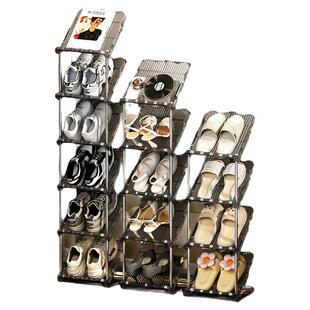 简易鞋架鞋子收纳架门口斜放式神器家用出租房多层小窄放鞋柜鞋托