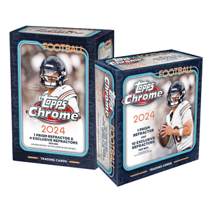 24 Topps Football Chrome Mega&Value Box 橄榄球 收藏卡 球星卡