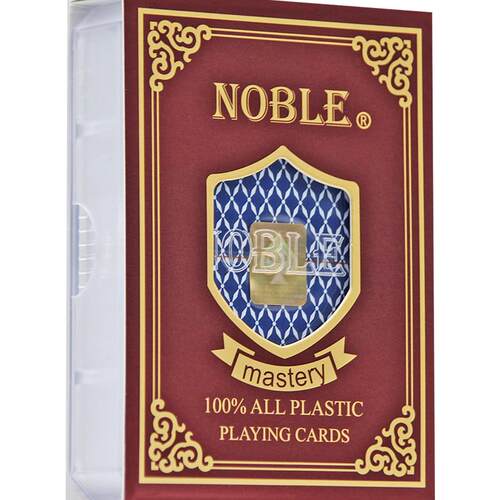 国高NOBLE全塑料扑克牌PVC防水可水洗卜克双面磨砂梭哈朴克1805