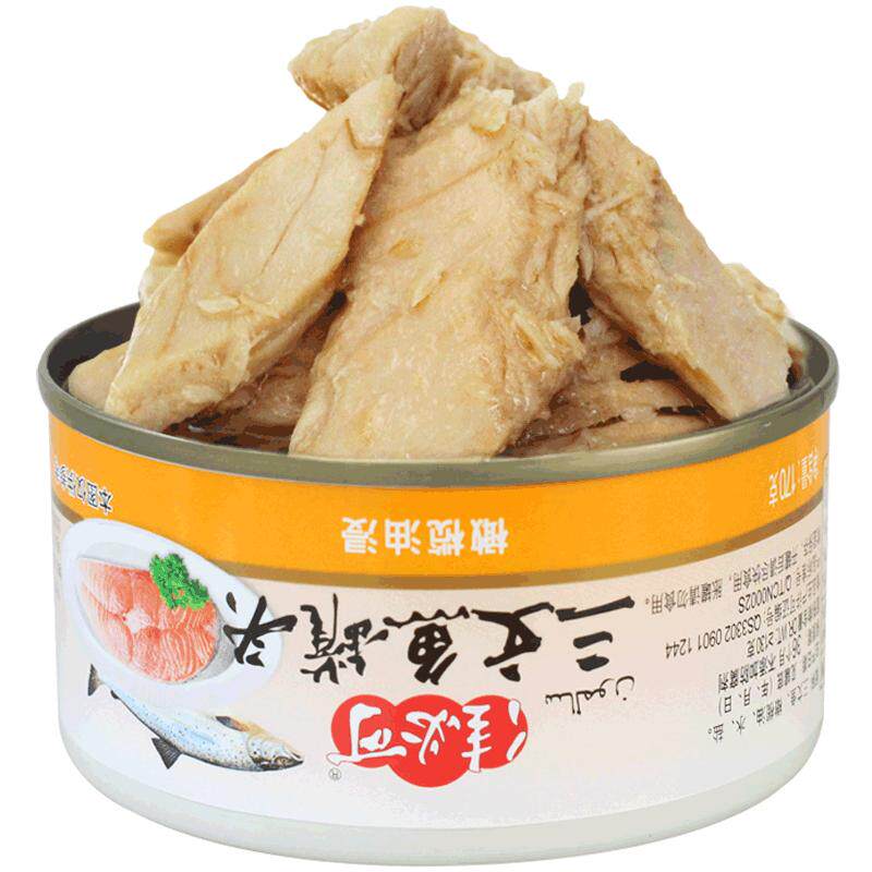 特级初榨橄榄油浸三文鱼罐头