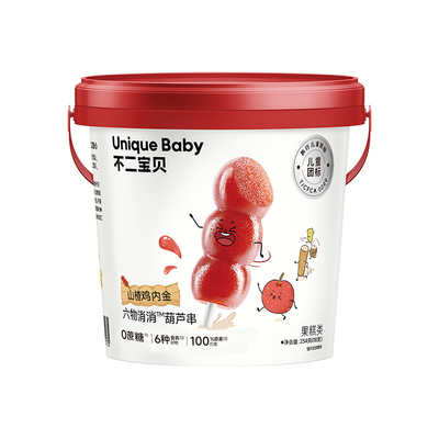 【0添白砂糖】六物山楂鸡内金串